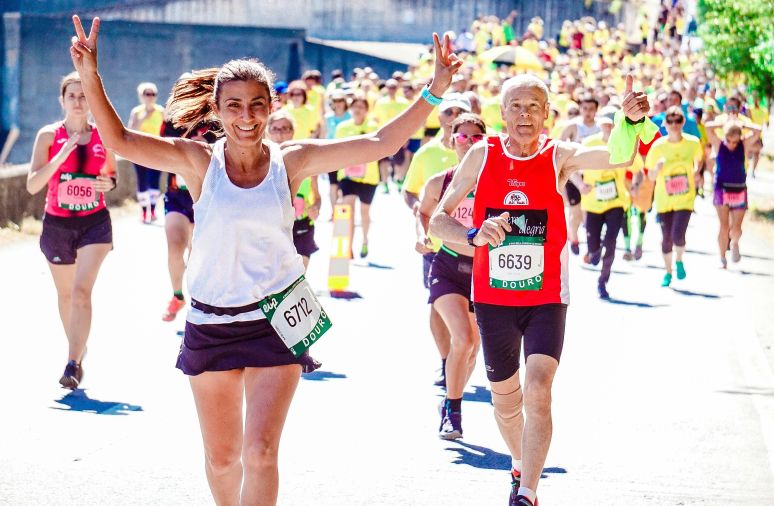 Runners in marathon
